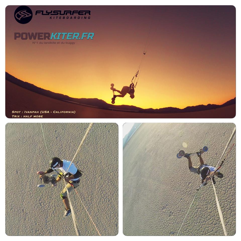 Laurent Guyot session Mountainboard Ivanpah Lake