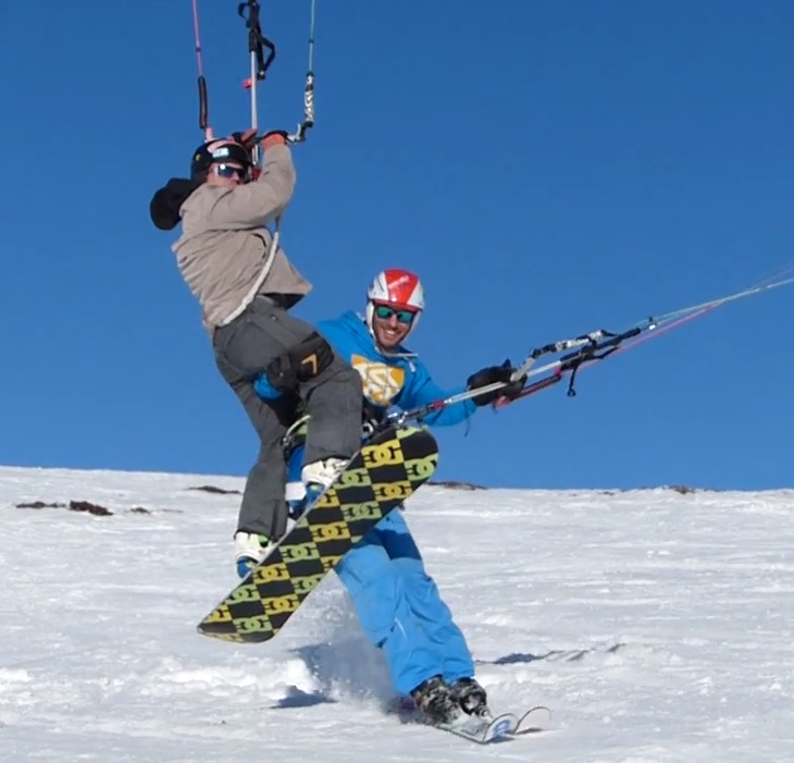 Snowkite Benoit Miquel Flysurfer