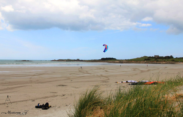 Le spot de landkite du Dossen