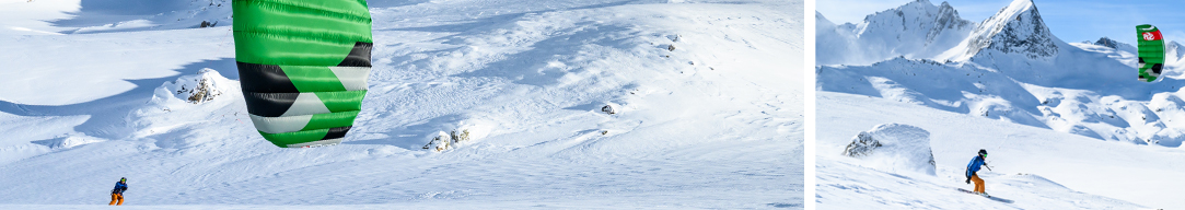 Peter Lynn Lynx : Snowkite Adventure