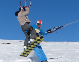 Session Snowkite au col des Supeyres