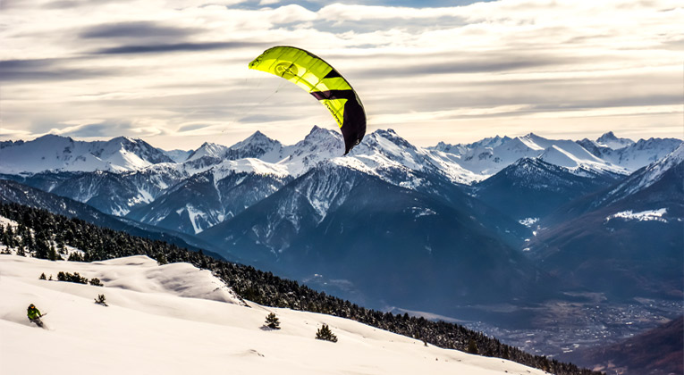 La Peak 3 en session backcountry