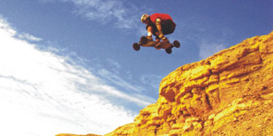 freerider en mountainboard dirt