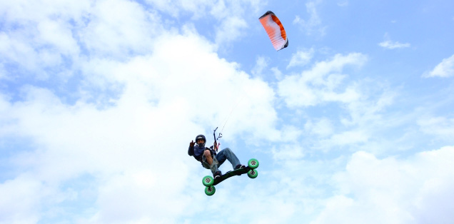 mountainboard en freestyle