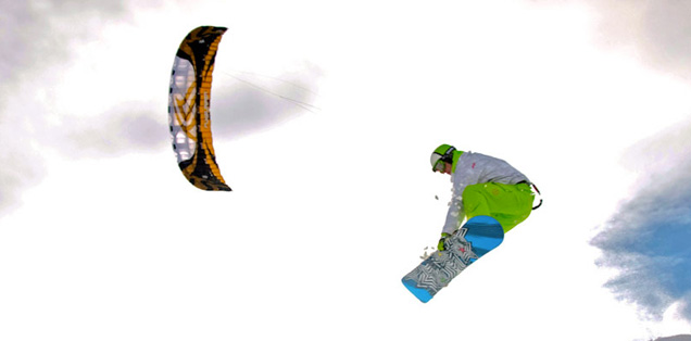 freestyle en snowkite