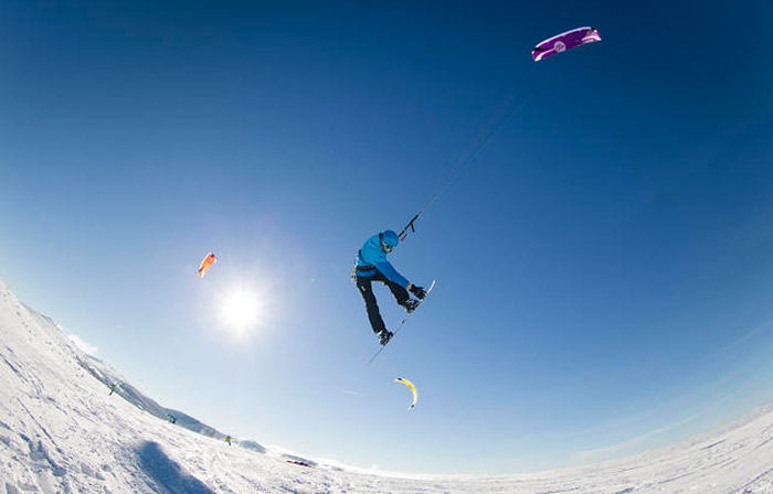 Snowkite en Flysurfer Speed 5